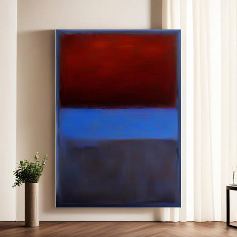 28*39″ Wooden Inner Framed Abstract Painting,Modern abstract painting,office wall art HDPT
