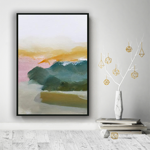 24*32" Modern Abstract Art  Poster Canvas Painting HD Print Artwork For Home Decor With Frame HDPT