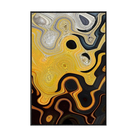 Painting Canvass With Frame  American Porch Decorative Painting Light Luxury Abstract Vertical Version Hanging Wall Painting