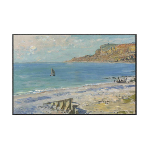 Abstract Monet Exhibition Garden Beach Flowers Wall Art Canvas Painting Posters And Prints Wall Pictures For Living Room Decor
