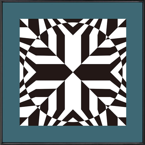 16*16In Luxury Frame Painting Art Abstract Nordic Style Bedroom Living Room Wall Decor with Frame HDPT