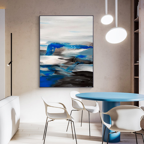 24*32" Modern Abstract Art  Poster Canvas Painting HD Print Artwork For Home Decor With Frame HDPT
