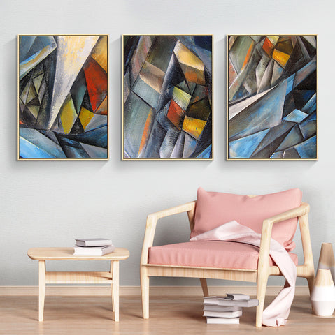 210*90cm 3 in 1 HD Print Elegant Flower Canvas Painting Abstract Art Porch Wall Decoration Picture Home Artwork Gift