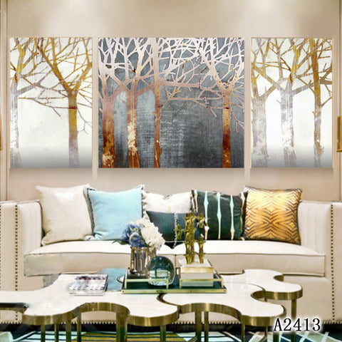 3PCS Living room frescoes, bedroom decorations, paintings, exquisite frescoes, home décor paintings HDPT
