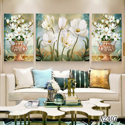 3PCS Living room frescoes, bedroom decorations, paintings, exquisite frescoes, home décor paintings HDPT
