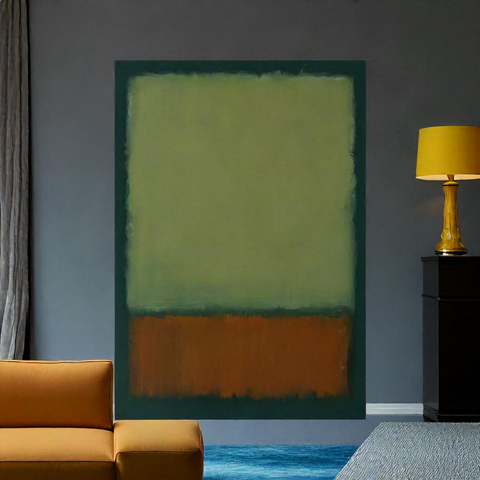 28*39″ Wooden Inner Framed Abstract Painting,Modern abstract painting,office wall art HDPT