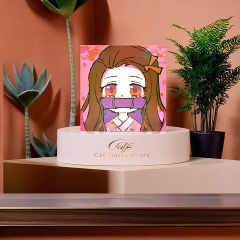 20*20 cartoon char Framed Digital Painting Pagpipinta DIY Canvas Acrylic Paint Painting kit Deco