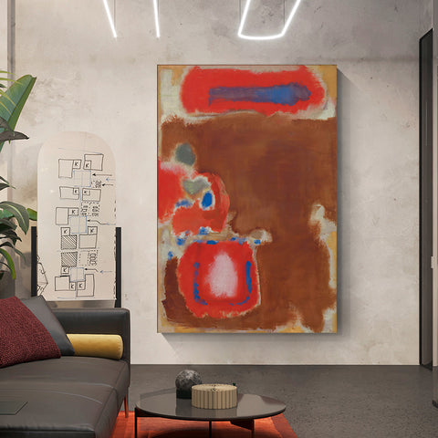28*39″ Wooden Inner Framed Abstract Painting,Modern abstract painting,office wall art HDPT