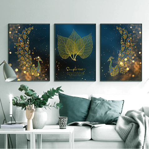 210*90cm 3pcs Set Frame Painting Wall Art Abstract Nordic Abstract Style Print Pictures Wall Poster Decor Bedroom Living Room Interior Home Framed Decoration