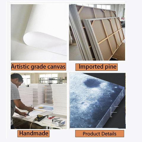 3 Pcs Set Home Decorative Painting Living Room Bedroom Corridor Background Wall Decor Inner Frame HDPT