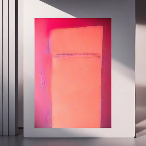 28*39″ Wooden Inner Framed Abstract Painting,Modern abstract painting,office wall art HDPT