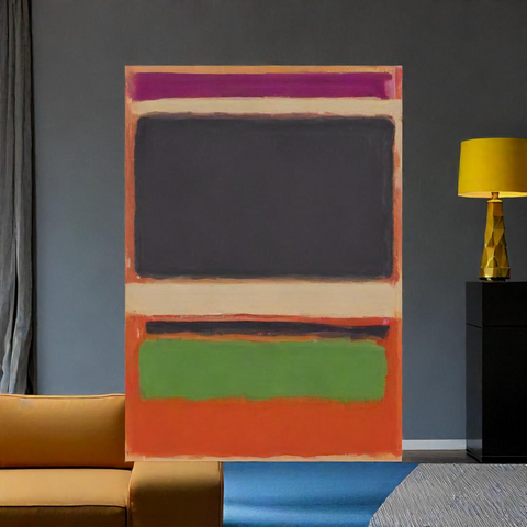 28*39″ Wooden Inner Framed Abstract Painting,Modern abstract painting,office wall art HDPT
