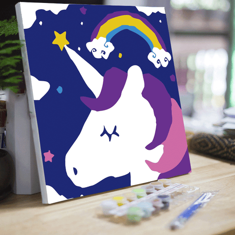 20*20 cartoon char Framed Digital Painting Pagpipinta DIY Canvas Acrylic Paint Painting kit Deco