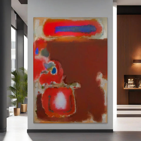 28*39″ Wooden Inner Framed Abstract Painting,Modern abstract painting,office wall art HDPT
