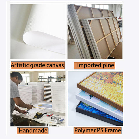 12*12″ Canvas printings Wall Art Picture for Living Room Home Decoration Inner Framed And Out Frame HDPT