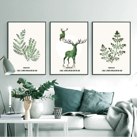 210*90cm 3pcs Set Frame Painting Wall Art Abstract Nordic Abstract Style Print Pictures Wall Poster Decor Bedroom Living Room Interior Home Framed Decoration