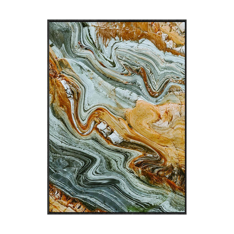 Wall Decor Painting With Frame Vertical Abstract Decorative Painting With Frame, Modern Light Luxury For Living Room