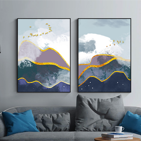 Wall Frame Decor For Home Canvas Painting Nordic Style Living Room Hd Canvas Print Decorative Painting