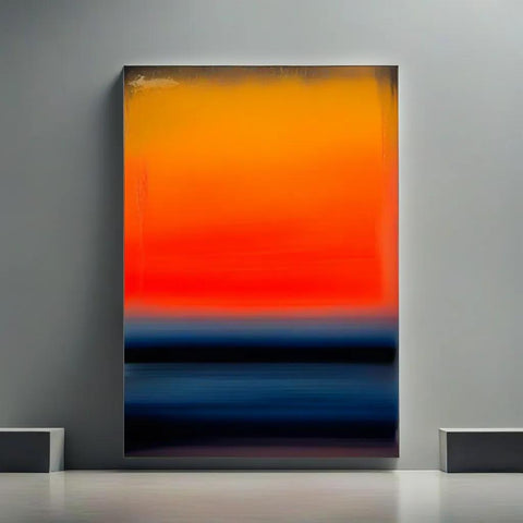 28*39″ Wooden Inner Framed Abstract Painting,Modern abstract painting,office wall art HDPT