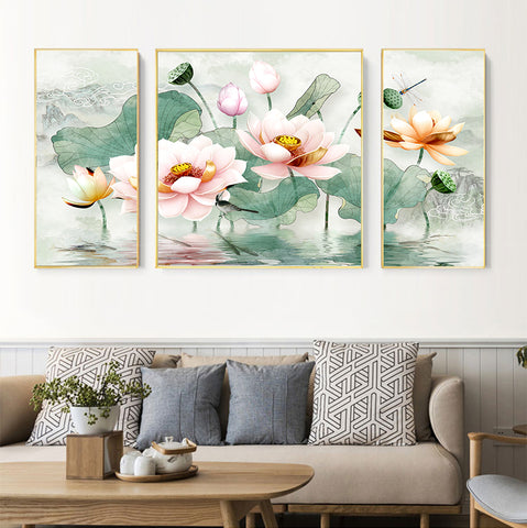210*90cm 3pcs Set Frame Painting Wall Art Abstract Nordic Abstract Style Print Pictures Wall Poster Decor Bedroom Living Room Interior Home Framed Decoration