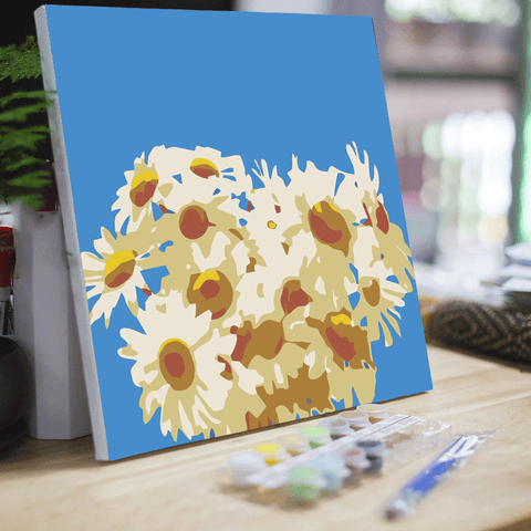 20*20 cartoon char Framed Digital Painting Pagpipinta DIY Canvas Acrylic Paint Painting kit Deco