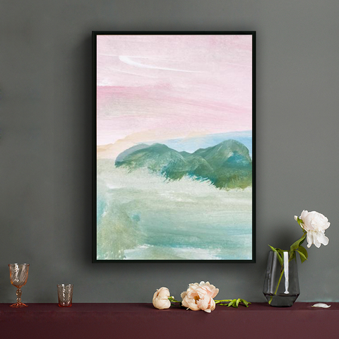 24*32" Modern Abstract Art  Poster Canvas Painting HD Print Artwork For Home Decor With Frame HDPT