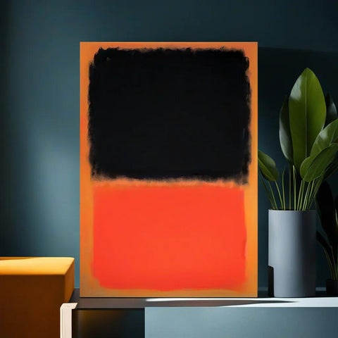 28*39″ Wooden Inner Framed Abstract Painting,Modern abstract painting,office wall art HDPT