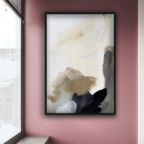 24*32" Modern Abstract Art  Poster Canvas Painting HD Print Artwork For Home Decor With Frame HDPT