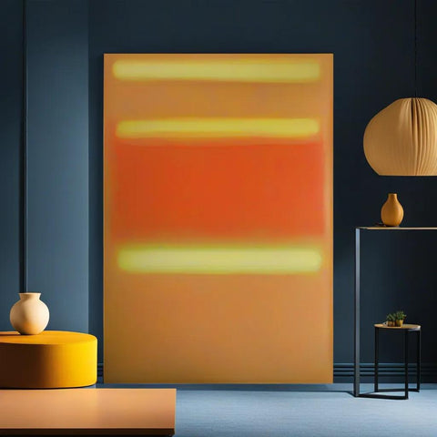 28*39″ Wooden Inner Framed Abstract Painting,Modern abstract painting,office wall art HDPT