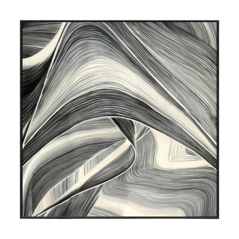 Wall Decor Painting With Frame Vertical Abstract Decorative Painting With Frame, Modern Light Luxury For Living Room