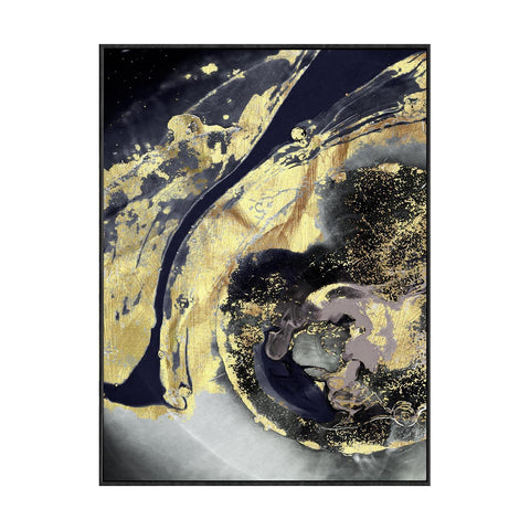 Wall Decor Painting With Frame Vertical Abstract Decorative Painting With Frame, Modern Light Luxury For Living Room