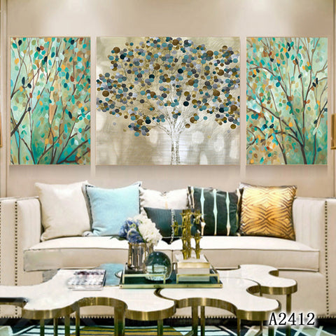 3PCS Living room frescoes, bedroom decorations, paintings, exquisite frescoes, home décor paintings HDPT