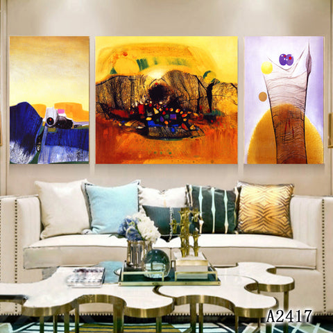 3PCS Living room frescoes, bedroom decorations, paintings, exquisite frescoes, home décor paintings HDPT