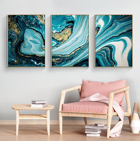 210*90cm 3 in 1 HD Print Elegant Flower Canvas Painting Abstract Art Porch Wall Decoration Picture Home Artwork Gift