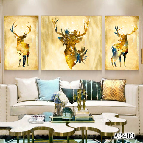 3PCS Living room frescoes, bedroom decorations, paintings, exquisite frescoes, home décor paintings HDPT