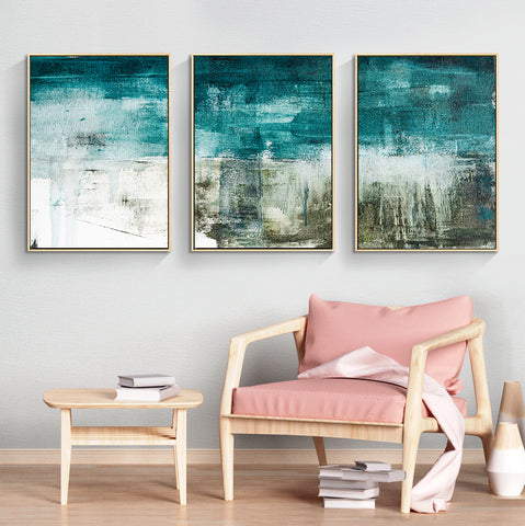 210*90cm 3 in 1 HD Print Elegant Flower Canvas Painting Abstract Art Porch Wall Decoration Picture Home Artwork Gift