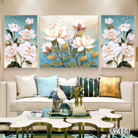 3PCS Living room frescoes, bedroom decorations, paintings, exquisite frescoes, home décor paintings HDPT