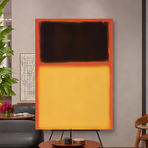 28*39″ Wooden Inner Framed Abstract Painting,Modern abstract painting,office wall art HDPT