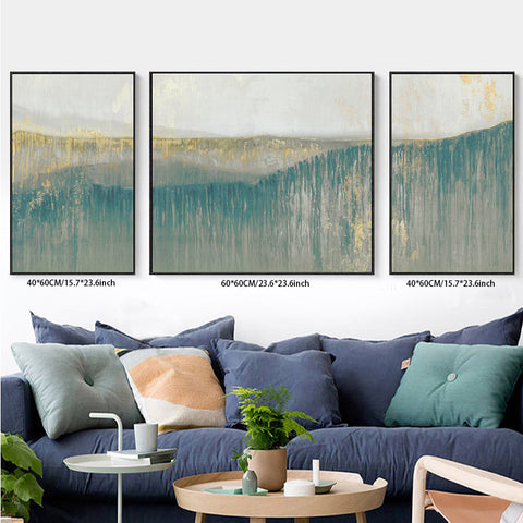 3PCS painting wall decor abstract landscape living room bedroom study decoration hanging painting
